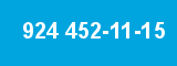 924 452-11-15 924 452-11-15
